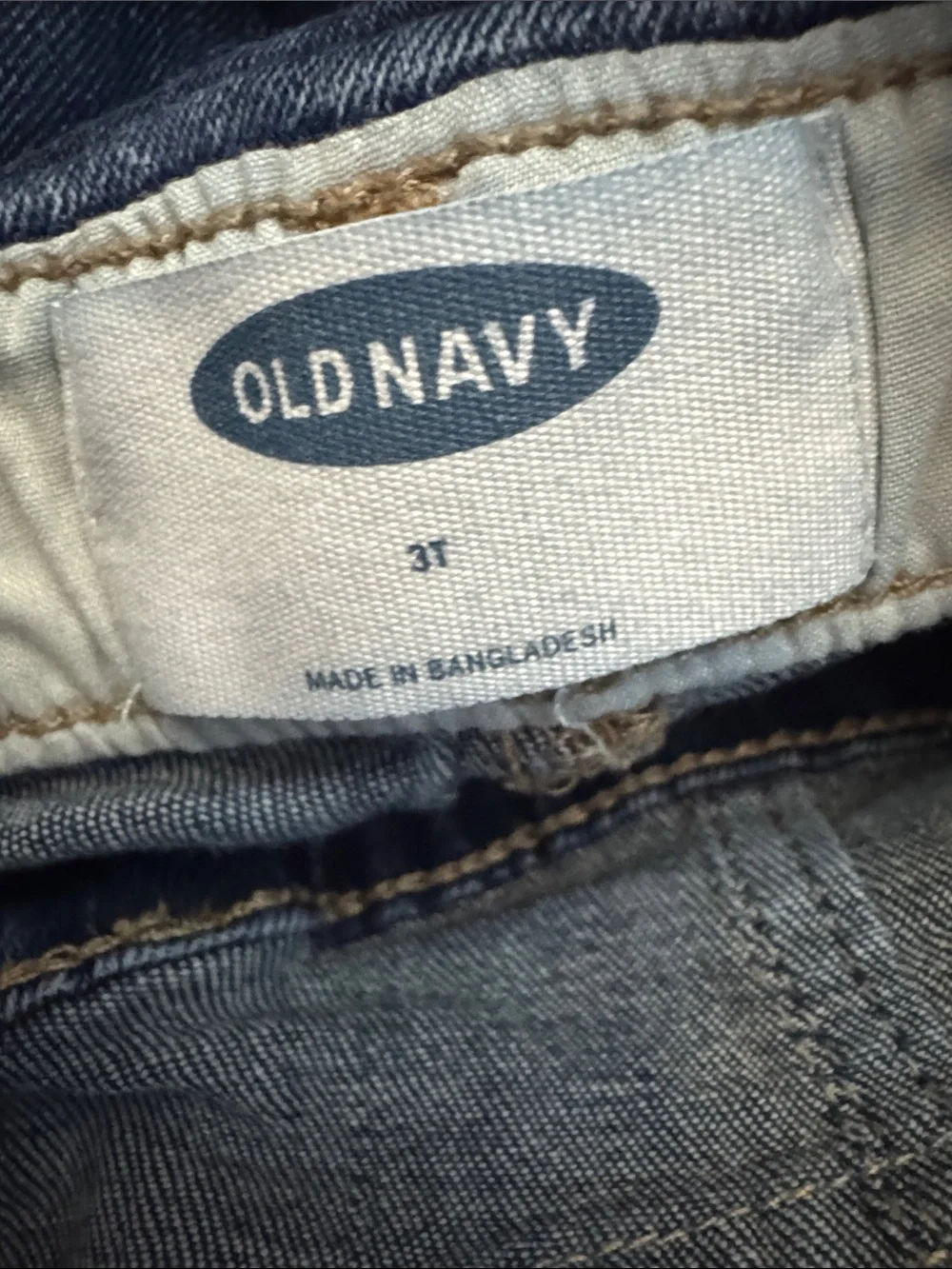 Old Navy Dark Blue Denim Kids Overalls Unisex Size 3T Jeans Casual Winter Fall